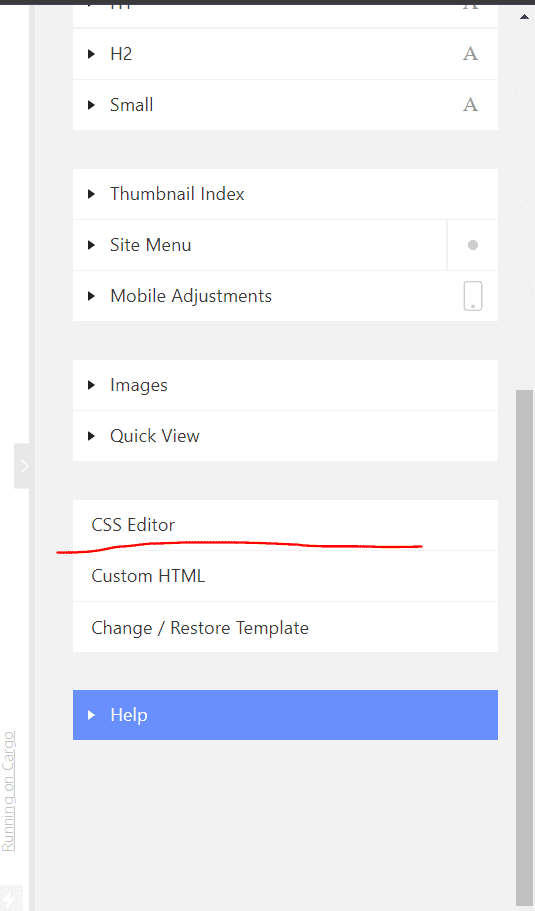 remove underline from text in cargo 2 collective website