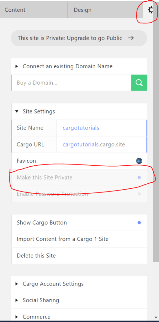 upgrade cargo collective website site tutorial