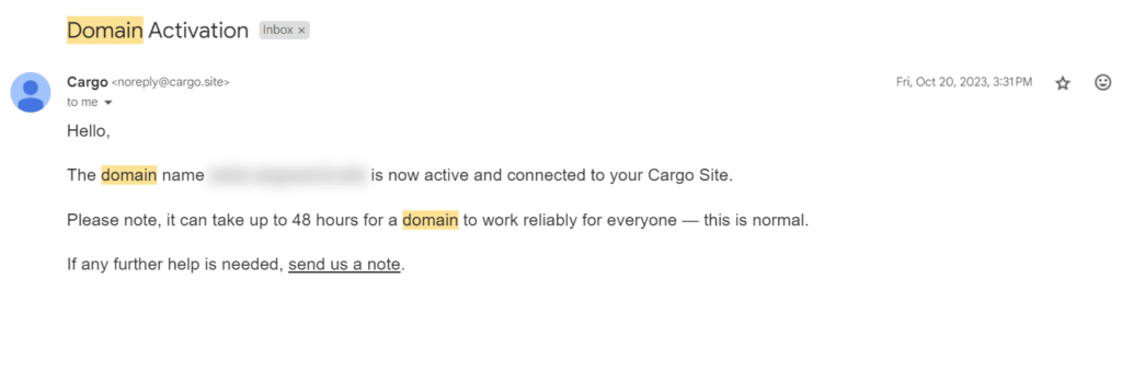 Cargo Site tutorial, Cargo 2, Cargo 3