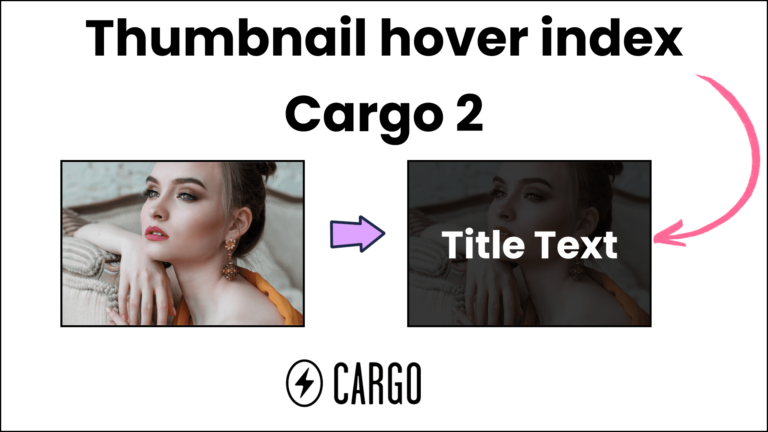 Thumbnail index hover in Cargo 2