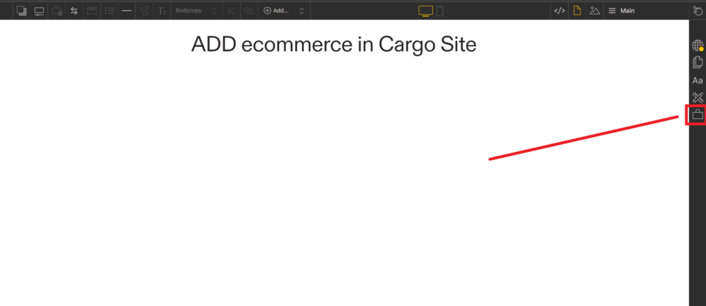 getting started with Cargo Commerce