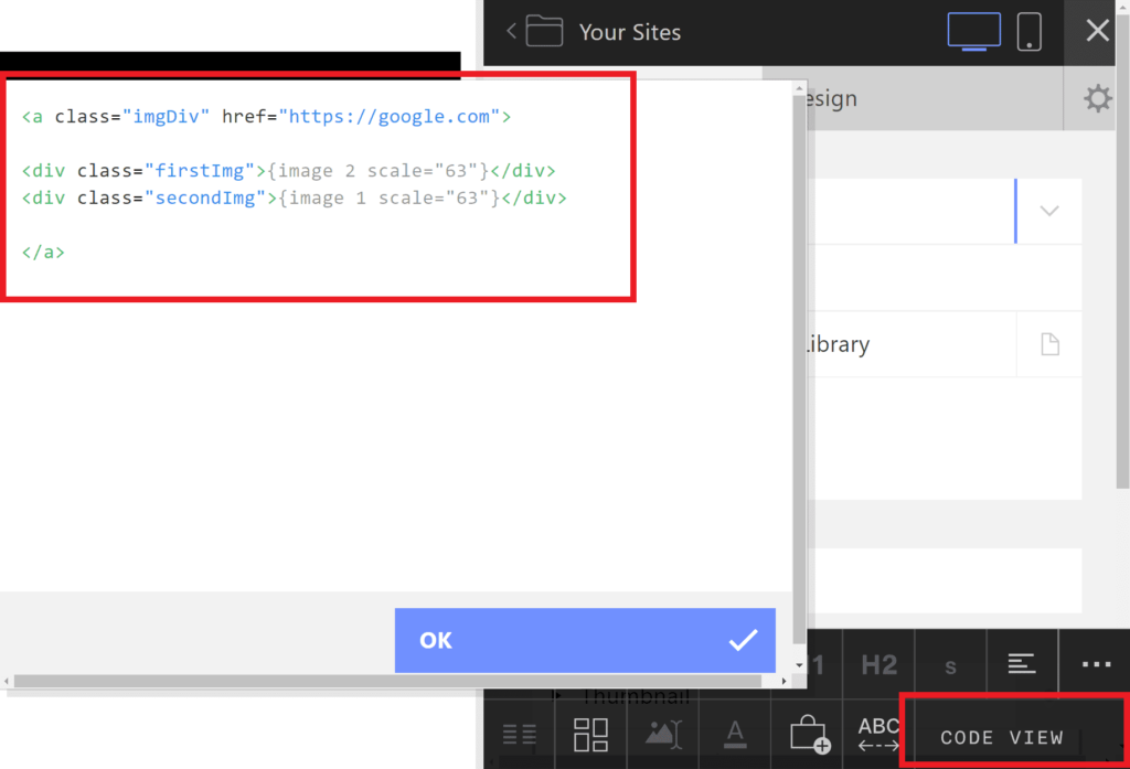 add html code in cargo 2
